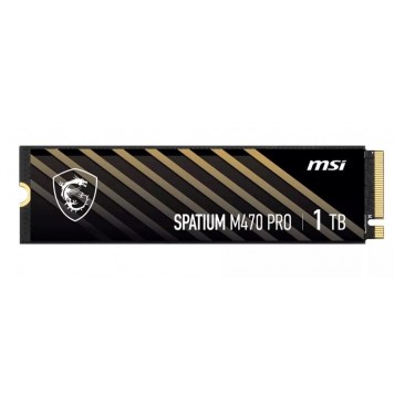 Твердотельный накопитель 1000Gb SSD MSI SPATIUM M470 PRO PCIe 4.0 NVMe M.2 1TB R6000Mb/s W4500MB/s