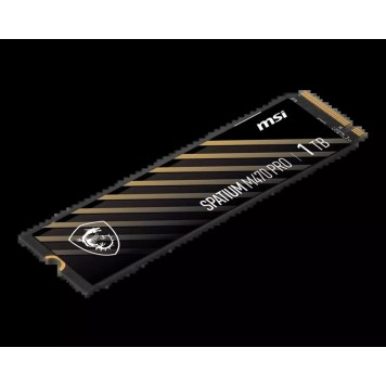 Твердотельный накопитель 1000Gb SSD MSI SPATIUM M470 PRO PCIe 4.0 NVMe M.2 1TB R6000Mb/s W4500MB/s-3