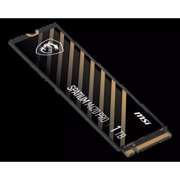 Твердотельный накопитель 1000Gb SSD MSI SPATIUM M470 PRO PCIe 4.0 NVMe M.2 1TB R6000Mb/s W4500MB/s-4