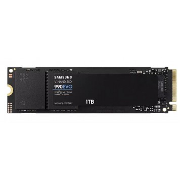 Твердотельный накопитель 1000Gb SSD Samsung 990 EVO M.2 PCIe 4.0 R5000Mb/s W4200MB/s MZ-V9E1T0BW