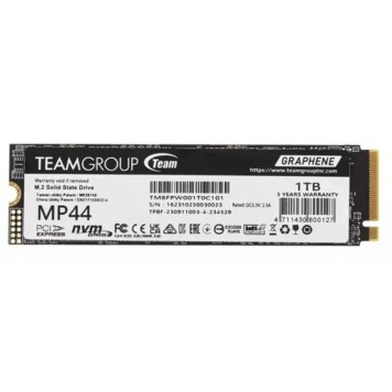 Твердотельный накопитель 1000GB SSD TeamGroup MP44 M.2 PCIe 4.0 TM8FPW001T0C101