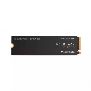 Твердотельный накопитель 1000GB SSD WD BLACK SN770 PCIe M.2 (2280) R5150Mb/s W4900MB/s WDS100T3X0E