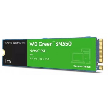 Твердотельный накопитель 1000GB SSD WD GREEN SN350 M.2 2280 NVMe R3200MB/s W2500MB/s WDS100T3G0C-1