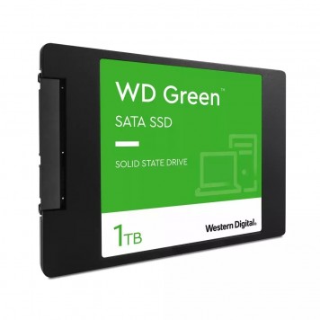 Твердотельный накопитель 1000GB SSD WD Серия GREEN 3D NAND 2.5” SATA3 R545Mb/s  WDS100T3G0A-1