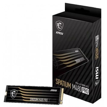 Твердотельный накопитель 2000Gb SSD MSI SPATIUM M480 PRO PCIe NVMe R7400Mb/s W7000MB/s-2
