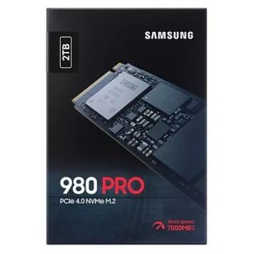Твердотельный накопитель 2000GB SSD Samsung 980 PRO M.2 2280 R7000Mb/s W5000MB/s MZ-V8P2T0BW-4