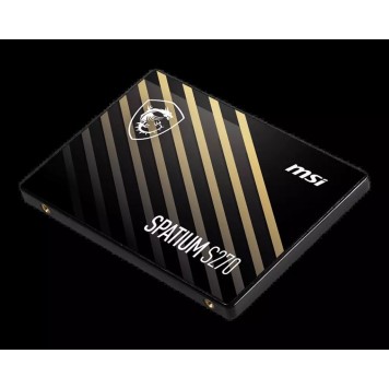Твердотельный накопитель  240Gb SSD MSI SPATIUM S270 SATA III 2.5  R500Mb/s W450MB/s SPATIUM S270-2