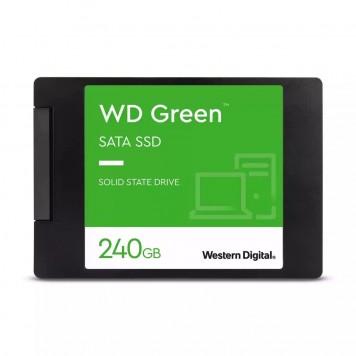 Твердотельный накопитель  240GB SSD WD GREEN 2.5” SATA3 R545Mb/s W465Mb/s  7мм WDS240G3G0A