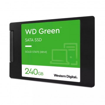 Твердотельный накопитель  240GB SSD WD GREEN 2.5” SATA3 R545Mb/s W465Mb/s  7мм WDS240G3G0A-1