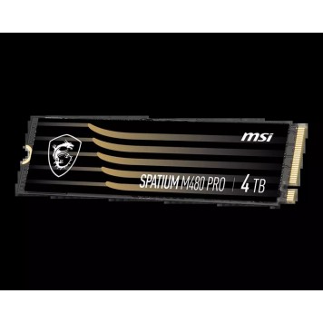 Твердотельный накопитель 4000Gb SSD MSI SPATIUM M480 PRO PCIe NVMe R7400Mb/s W7000MB/s SPATIUM M480-2