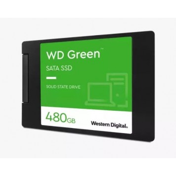 Твердотельный накопитель  SSD WD GREEN 2.5” 480GB SATA3 R545Mb/s W465Mb/s  7мм WDS480G3G0A-1