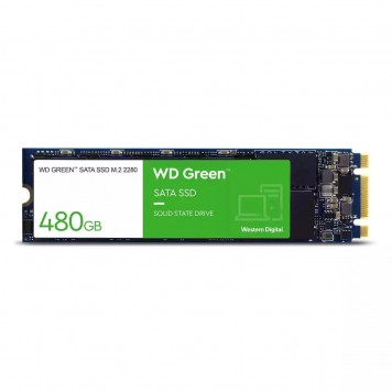 Твердотельный накопитель  480GB SSD WD GREEN M.2 2280 SATA3 R545Mb/s WDS480G3G0B