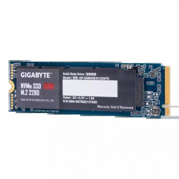 Твердотельный накопитель 512GB SSD Gigabyte M.2 PCIe NVMe R1700MB/s W1550MB/s GP-GSM2NE3512GNTD