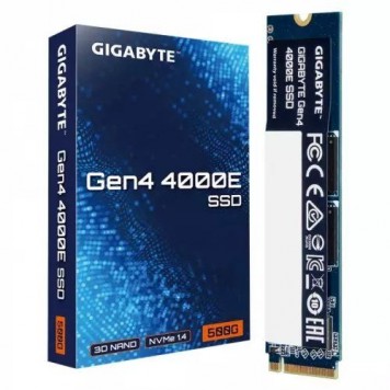 Твердотельный накопитель Gigabyte G440E500G Gen4 4000E SSD Read up to 3600 Write up to 3000 M.2 2280
