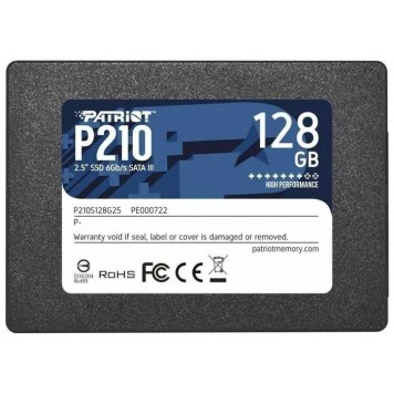 Твердотельный накопитель Patriot P210 128GB SATA3 25 SSD PE000722