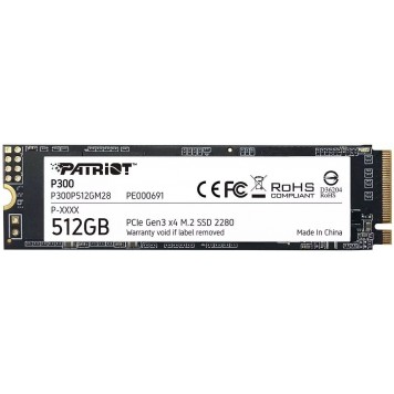 Твердотельный накопитель Patriot P300P512GM28  P300 512GB M.2 2280 PE000691
