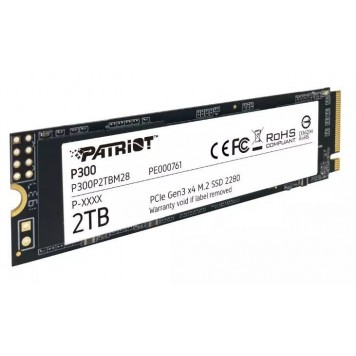 Твердотельный накопитель SSD 2 Tb Patriot P300 P300P2TBM28 M.2 PCI-E-3