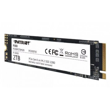 Твердотельный накопитель SSD 2 Tb Patriot P300 P300P2TBM28 M.2 PCI-E-4