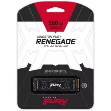 Твердотельный накопитель SSD Kingston FURY Renegade SFYRS/500G M.2 NVMe PCIe 4.0-2