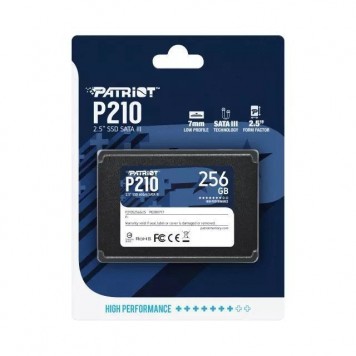 Твердотельный накопитель SSD Patriot P210 256GB SATA