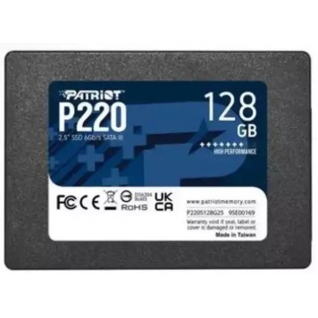 Твердотельный накопитель SSD Patriot P220 128GB SATA