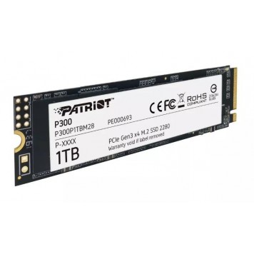Твердотельный накопитель SSD Patriot P300 1Тb M.2 NVMe PCIe-3