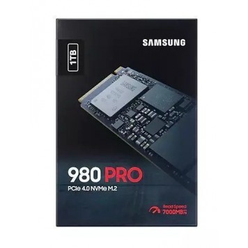 Твердотельный накопитель SSD Samsung 980 PRO NVMe M.2 2280 1000GB R7000Mb/s W5000MB/s MZ-V8P1T0BW-3