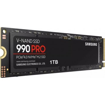 Твердотельный накопитель SSD Samsung 990 PRO 1 ТБ M.2 2280 PCI-E MLC 3D MZ-V9P1T0BW-1