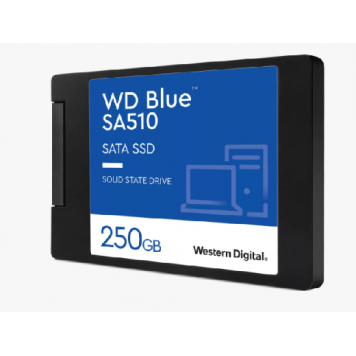 Твердотельный накопитель  WD BLUE SA510 250GB SSD 2.5” SATA3 R555Mb/s, W440MB/s WDS250G3B0A-1