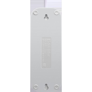 Удлинитель с заземлением Defender L330 16 А 15 м 3 розетки выключ белый-2