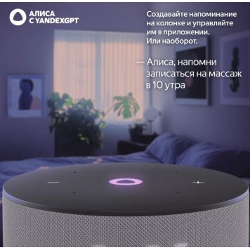 Умная колонка Яндекс Станция Мини 3 Серый (YNDX-00027GRY)-6