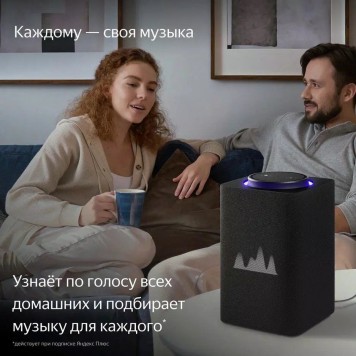 Умная колонка Яндекс.Станция Макс с Zigbee Графит-8