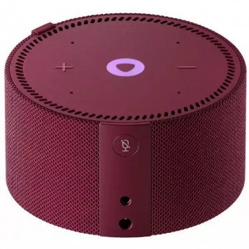 Умная Колонка Новая Яндекс.Станция Мини с часами YNDX-00020 Красный гранат-2