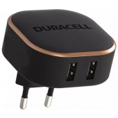 Универсальное зарядное устройство Duracell DRACUSB16-EU 24W 2хUSB-A Черный