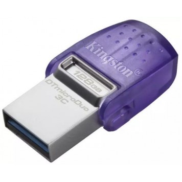 USB Флеш 128GB 3.0 Kingston OTG DTDUO3CG3/128GB металл-1