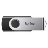 USB Флеш 128GB 3.0 Netac U505 NT03U505N-128G-30BK серебристый/черный