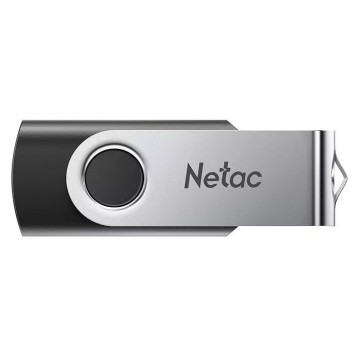 USB Флеш 128GB 3.0 Netac U505 NT03U505N-128G-30BK серебристый/черный