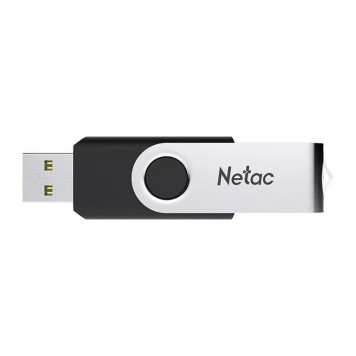 USB Флеш 128GB 3.0 Netac U505 NT03U505N-128G-30BK серебристый/черный-1