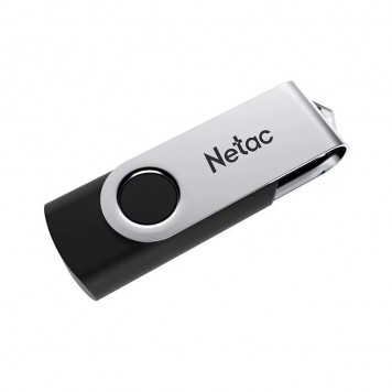 USB Флеш 128GB 3.0 Netac U505 NT03U505N-128G-30BK серебристый/черный-3