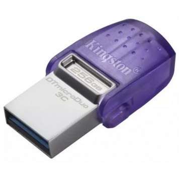 USB Флеш 256GB 3.0 Kingston OTG DTDUO3CG3/256GB металл-1