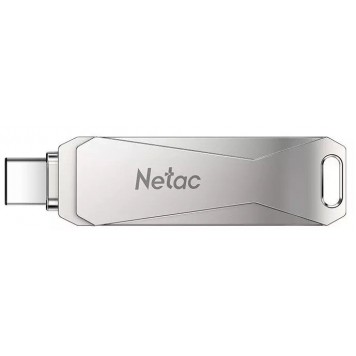 USB Флеш 32GB 3.0 Netac U782C OTG NT03U782C-032G-30PN серебристый