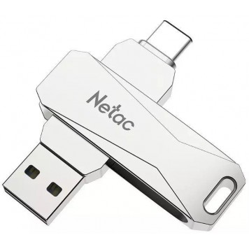 USB Флеш 32GB 3.0 Netac U782C OTG NT03U782C-032G-30PN серебристый-3