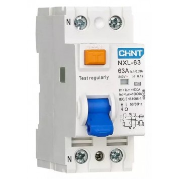 Устройство защитного отключения CHINT NXL-63 6kA 1P+N 25A 30mA AC