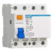 Устройство защитного отключения CHINT NXL-63 6kA 3P+N 40A 30mA AC