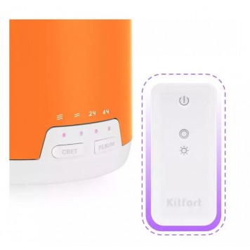 Увлажнитель-ароматизатор воздуха Kitfort КТ-2887-2 бело-оранжевый-1