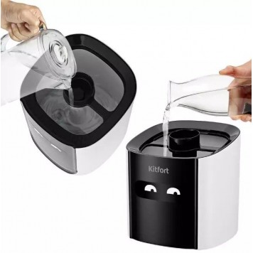 Увлажнитель воздуха Kitfort КТ-2877-2 черно-белый-2