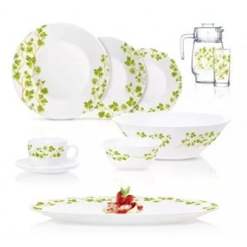 Столовый сервиз Luminarc Essence Greenery Gala 46 предм. (V0926)