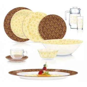 Столовый сервиз Luminarc Ambiente Gold Grescent 46 предм. (V0927)