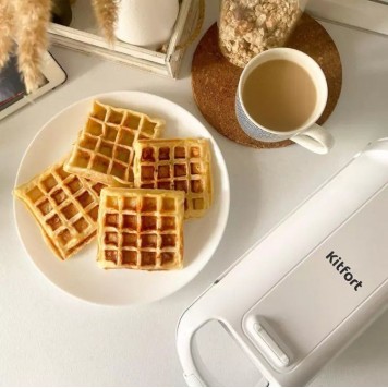 Вафельница Kitfort KT-1643 белый-4