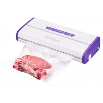 Вакууматор Kitfort КТ-1514-1 бело-фиолетовый